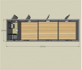 0ft standard container house