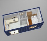 Cheap mobile storage container house