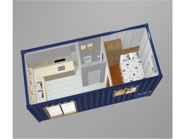 Cheap mobile storage container house